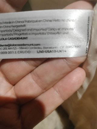 Cazadora beige señora