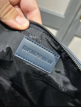 Pochette Emporio Armani Blu