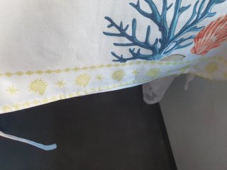 Vestido estampado marino talla M