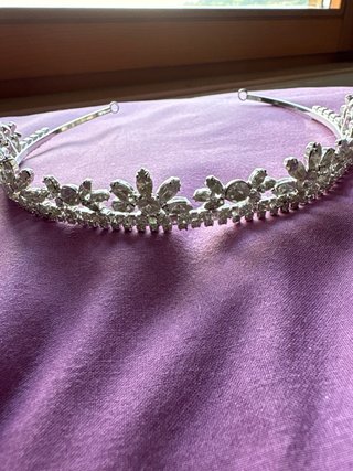 Tiara Novia Pronovias Plata