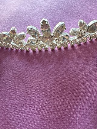 Tiara Novia Pronovias Plata