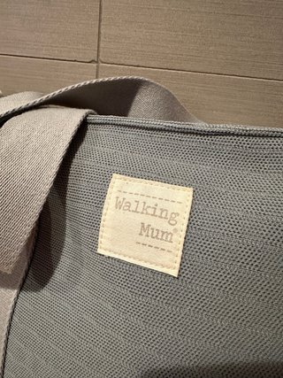 Borsa fasciatoio Walking Mum grigia