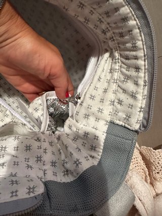 Borsa fasciatoio Walking Mum grigia