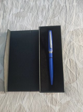 Bolígrafo Inoxcrom Azul con estuche