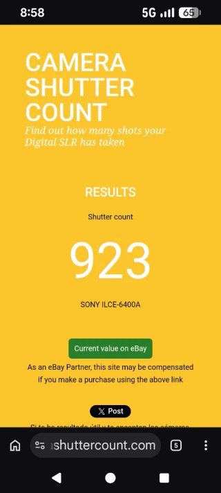 Sony a6400 Cámara Digital 4K