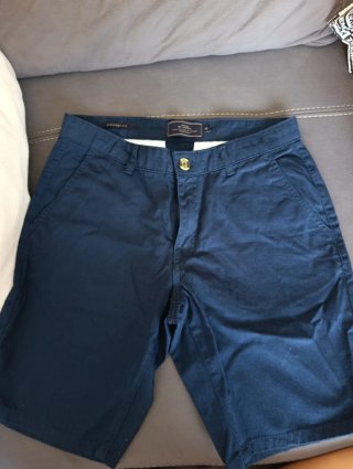 Pantalón chino hombre azul
