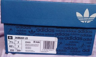 Zapatillas Adidas Jabbar Lo Negras/Blancas