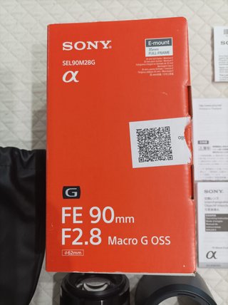 Sony FE 90mm F2.8 Macro G OSS Obiettivo