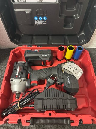 Parkside 20V Llave de Impacto + 2 Baterías