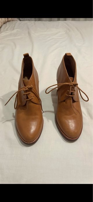 Botines Uterqüe piel marrón
