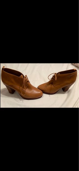 Botines Uterqüe piel marrón