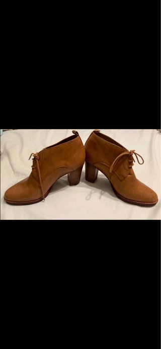 Botines Uterqüe piel marrón