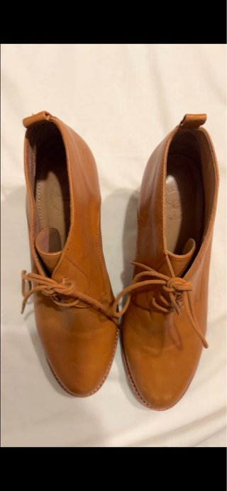 Botines Uterqüe piel marrón