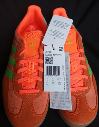 Adidas Gazelle Naranja y Verde