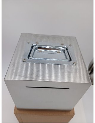 Hucha para Adultos de Acero Inoxidable -Safe Piggy Bank -Caja de Ahorros para Niños -Bank Box con Mango Difícil de Abrir -Caja de Ah