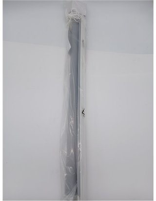 Tende a rullo a doppio strato Blindecor Indus senza attrezzi | Grigio argento 65 x 150 cm (L x A) | Dimensioni tessuto 62 x 145 cm