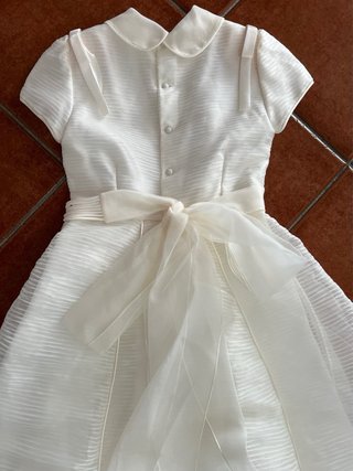 Elegante traje comunión blanco