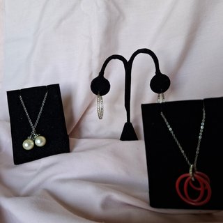 Conjunto 3 Soportes Joyería Pendientes Colgantes
