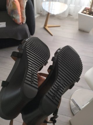 Sandalias Geox Mujer Negras