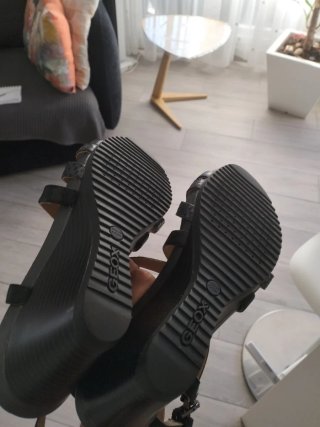 Sandalias Geox Mujer Negras