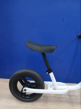 Bicicleta sin pedales niños 10 pulgadas Runride 100 blanco