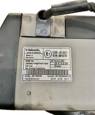 Calefacción auxiliar volvo 84178403 .