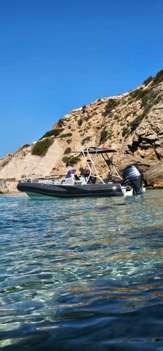 Lancha neumática Aqua Spirit 585DC con Yamaha 115c