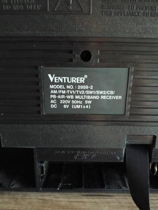 Radio Venturer Vintage con caja
