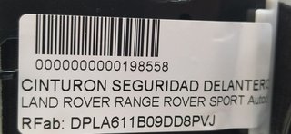 CINTURON SEGURIDAD DELANTERO IZQUIERDO LAND ROVER RANGE ROVER SPORT Autobiography Dynamic