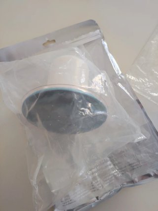 Cappuccio per doccia in plastica cromata