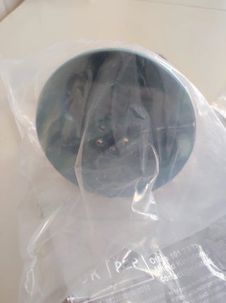 Cappuccio per doccia in plastica cromata