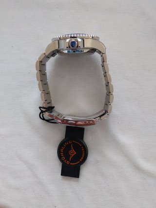 Stuhrling automatico verde e argento