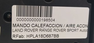 MANDO CALEFACCION / AIRE ACONDICIONADO LAND ROVER RANGE ROVER SPORT Autobiography Dynamic