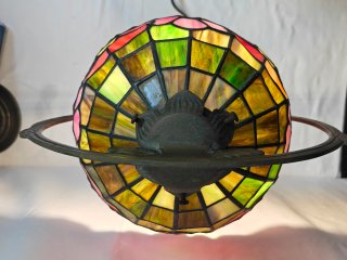 Lampada da tavolo Tiffany floreale