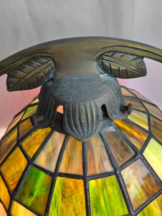 Lampada da tavolo Tiffany floreale