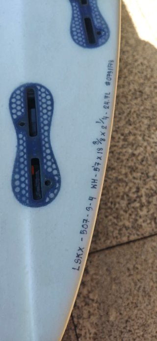 Tabla de surf firewire skx 5'7"