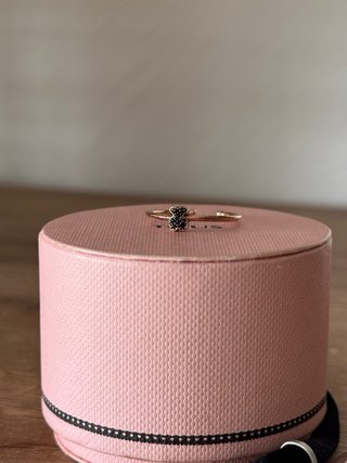 Anillo Tous Oso Negro Ajustable