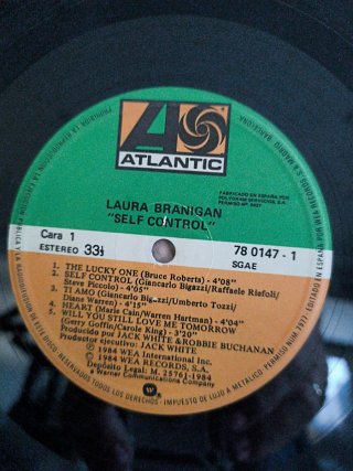 Vinilo Laura Branigan Self Control