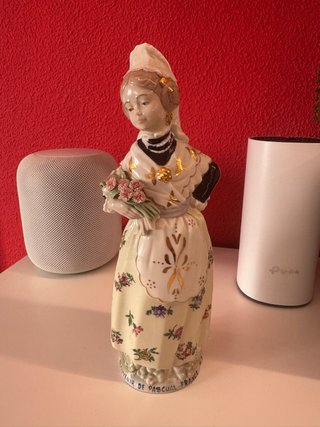 Figura Fallera Nadal porcelana original 27 cm