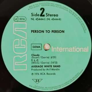 Vinilo Average White Band - Person to Person