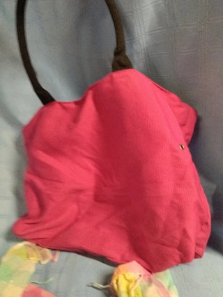 Bolsa de playa H&M con estampado de mujer