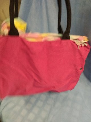 Bolsa de playa H&M con estampado de mujer
