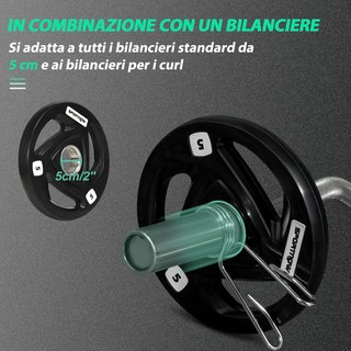 Set De 2 Discos De Pesas De 2X5/10/15/20Kg En Acero Con Recubrimiento De Goma, Agujero Ø5Cm Para Barra Y Asas Para Uso Manual