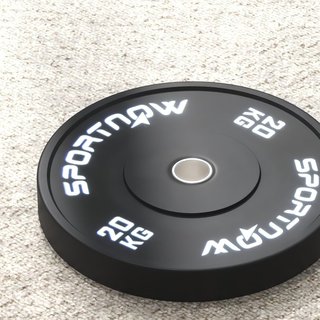 Juego De 2 Discos De Gimnasio De 10/20Kg, Discos Para Barra Y Mancuernas Con Conexión Ø5 Cm Para Entrenamiento En Casa Y Gimnasio, Negro