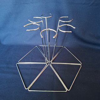 Lote 6 expositores triangulares accesorios