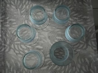 Set 6 Bicchieri Voiello Azzurro Trasparente