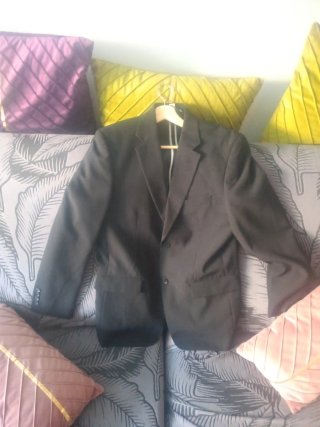Chaqueta americana negra