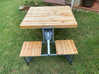 Mesa de camping plegable Casaria
