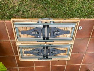 Mesa de camping plegable Casaria