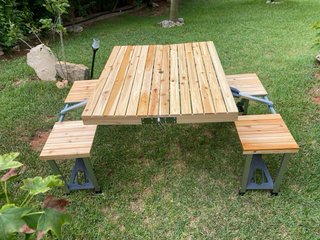 Mesa de camping plegable Casaria
